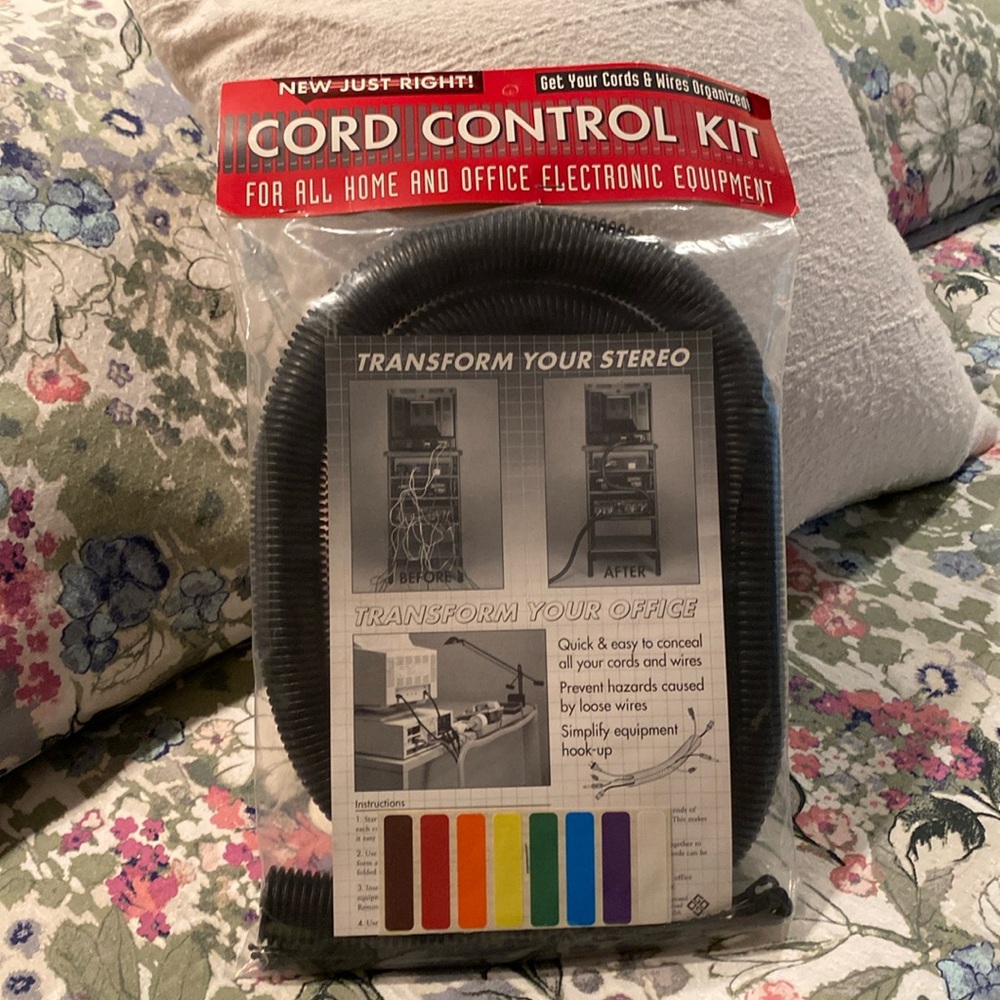 Cord and wire organizer
